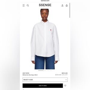 Ami white shirt